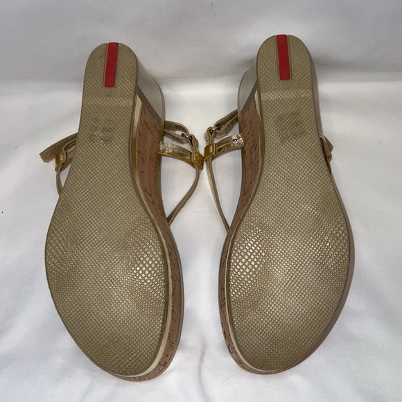 Prada cork wedge sandals with dust bag - Picture 4 of 4